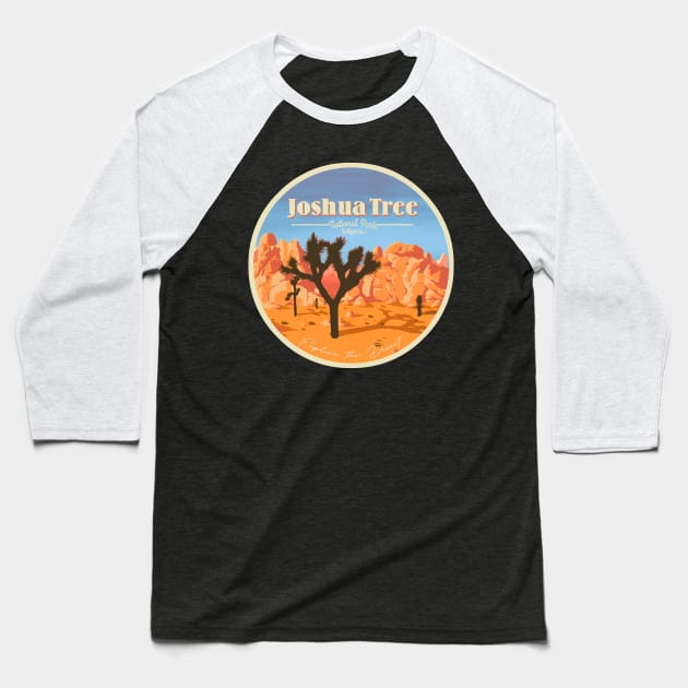 Joshua Tree National Park Baseball T-Shirt by PaletteDesigns